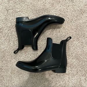 Black Sam Edelman Chelsea Boots Women Size 8